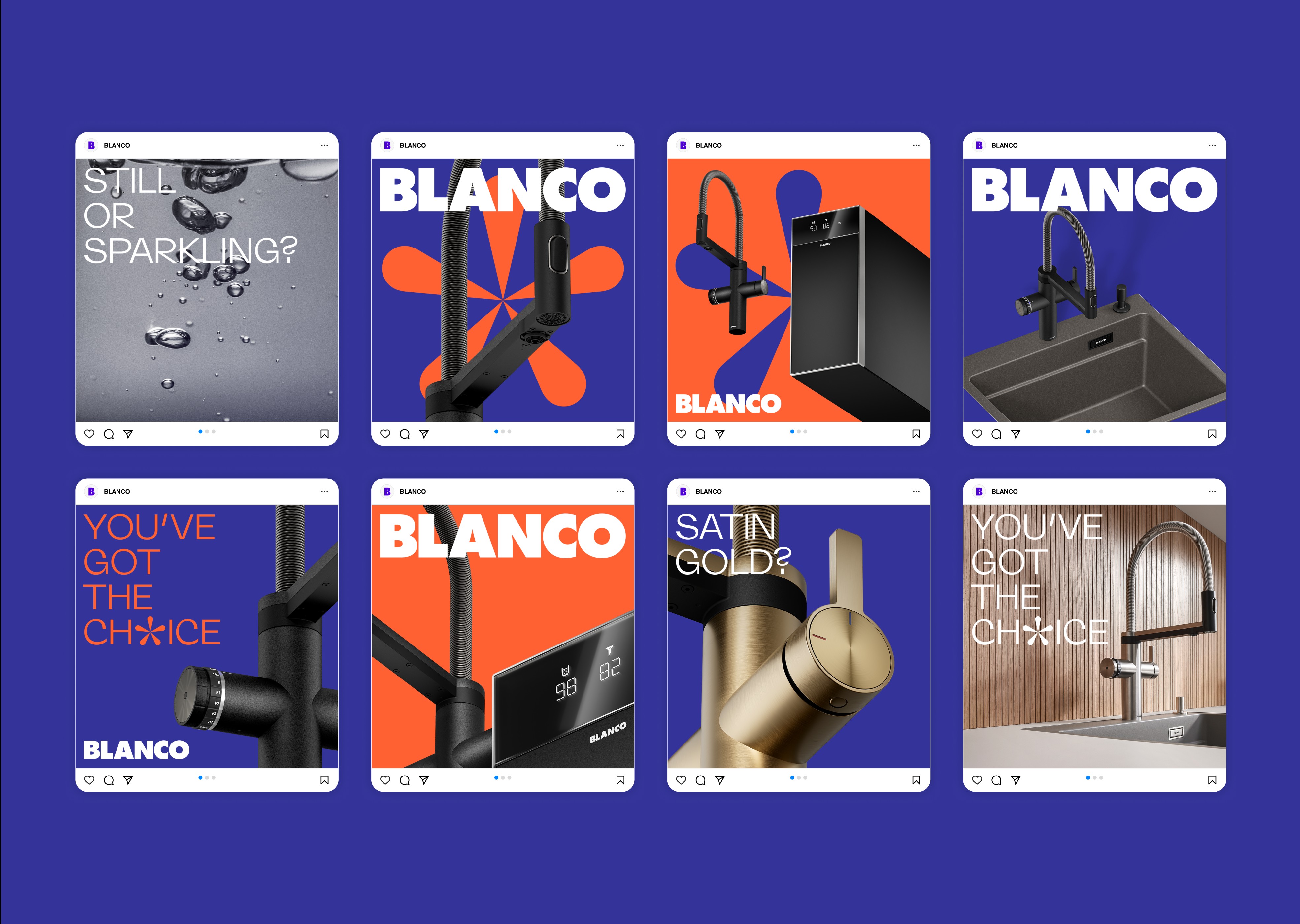 BLANCO CHOICE Drink System Campaign Motifs
