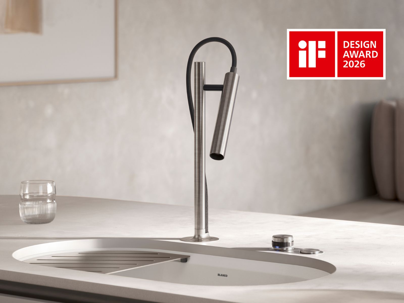 The LUNEOO // OOVALON water place system has received the iF Design Award