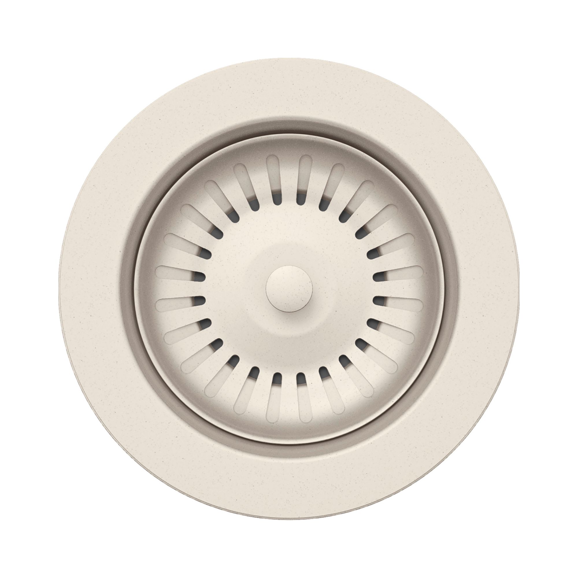 Metal Waste Flange - Soft White