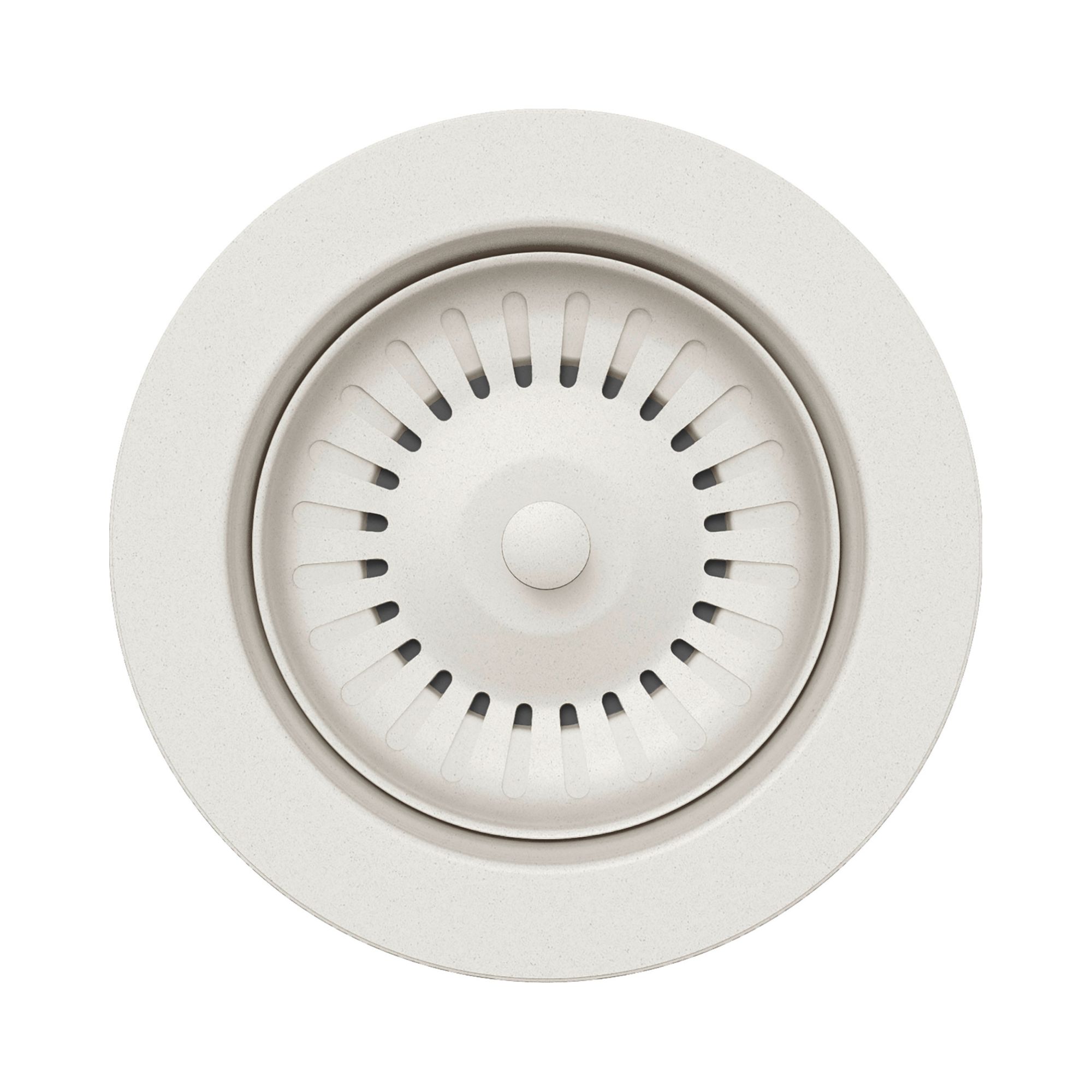 Metal Waste Flange - White