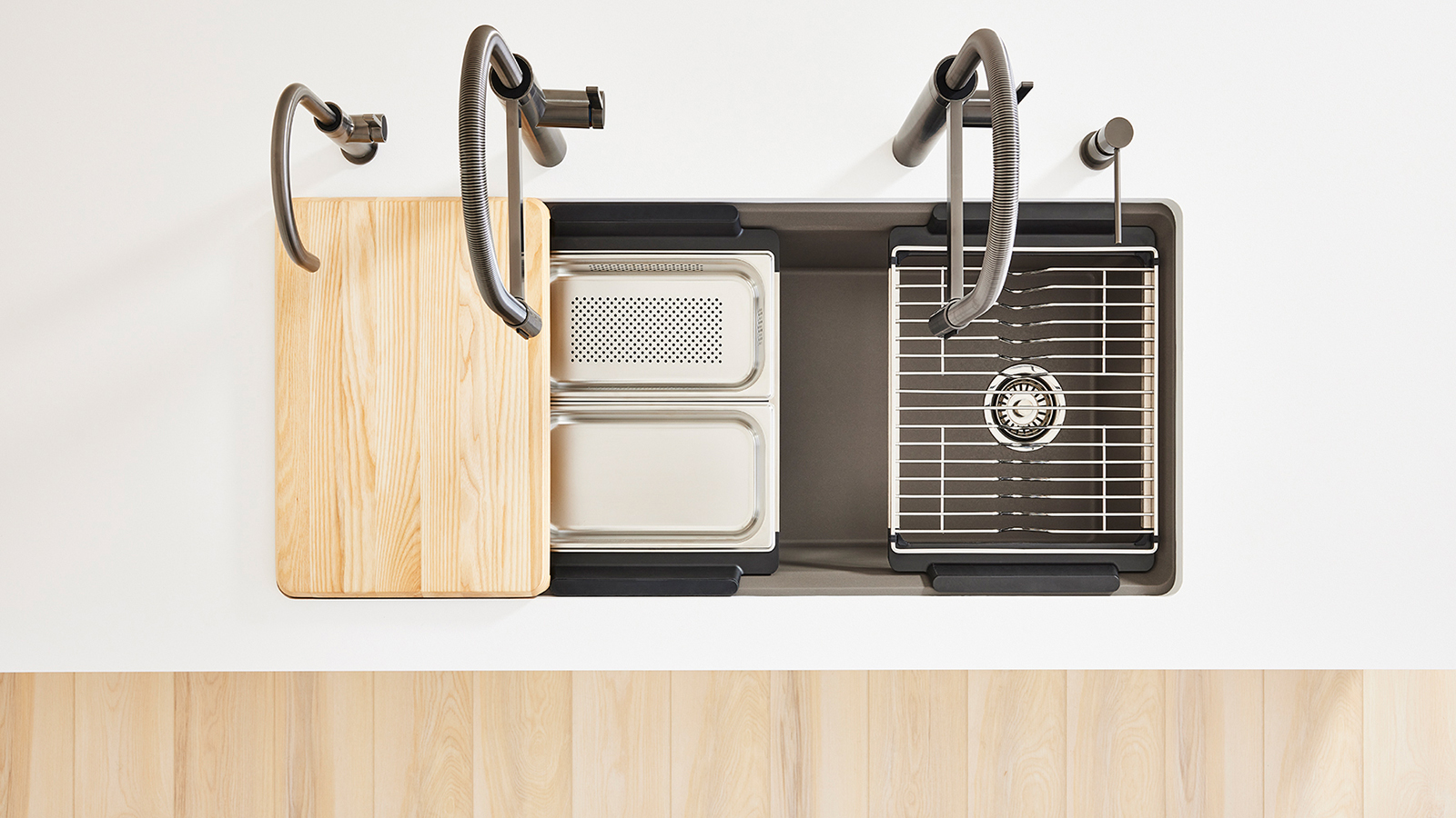 INTEOS Undermount Workstation Sink