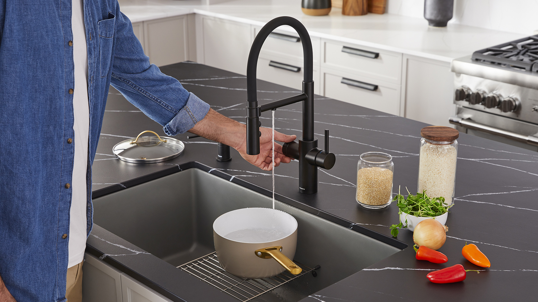 BLANCO's filter ready kitchen faucets are designed to make your life easier.