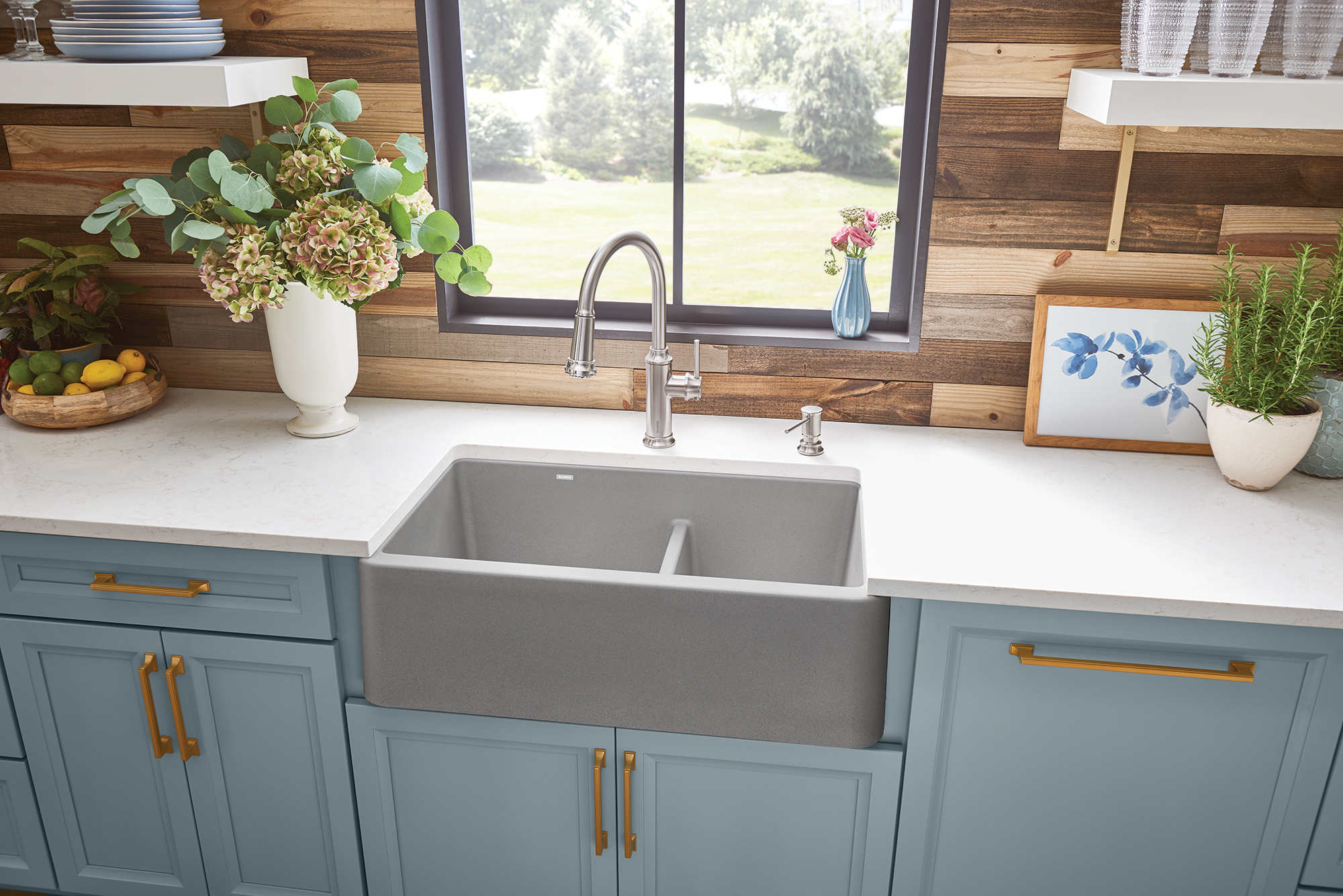 Farmhouse Kitchen SInk Installation