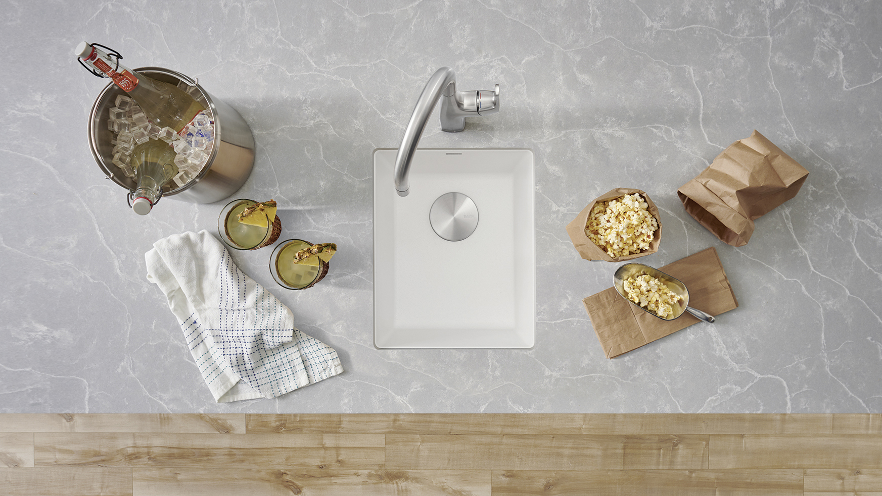 PRECIS Bar Sink in White