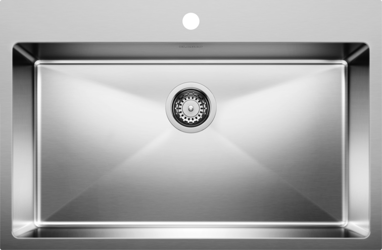 BLANCO QUATRUS Drop-in/Top Mount Stainless Steel Kitchen Sinks