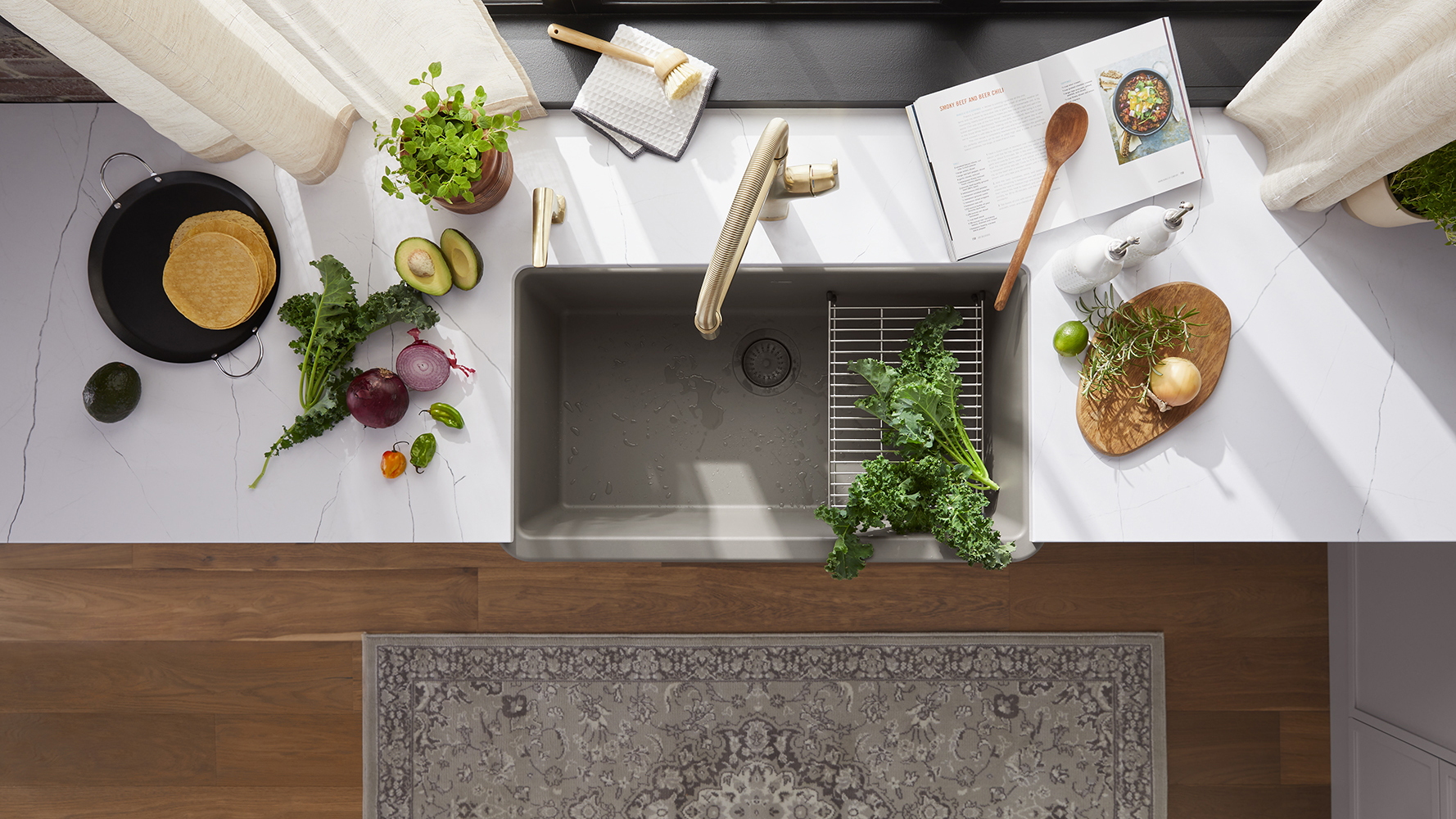 Discover the perfect harmony for your kitchen with BLANCO's SILGRANIT sink color palette. 