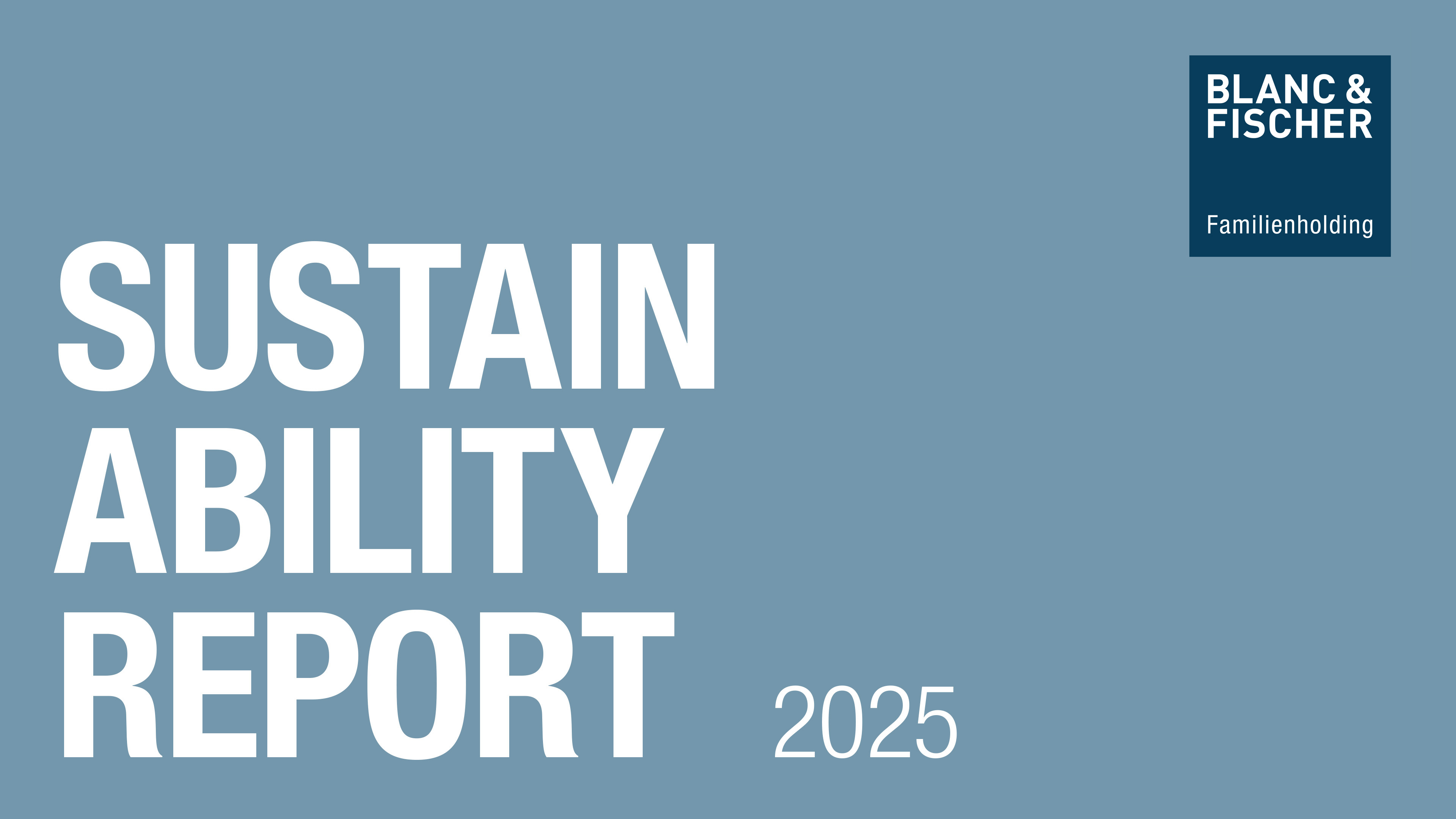 Sustainability report