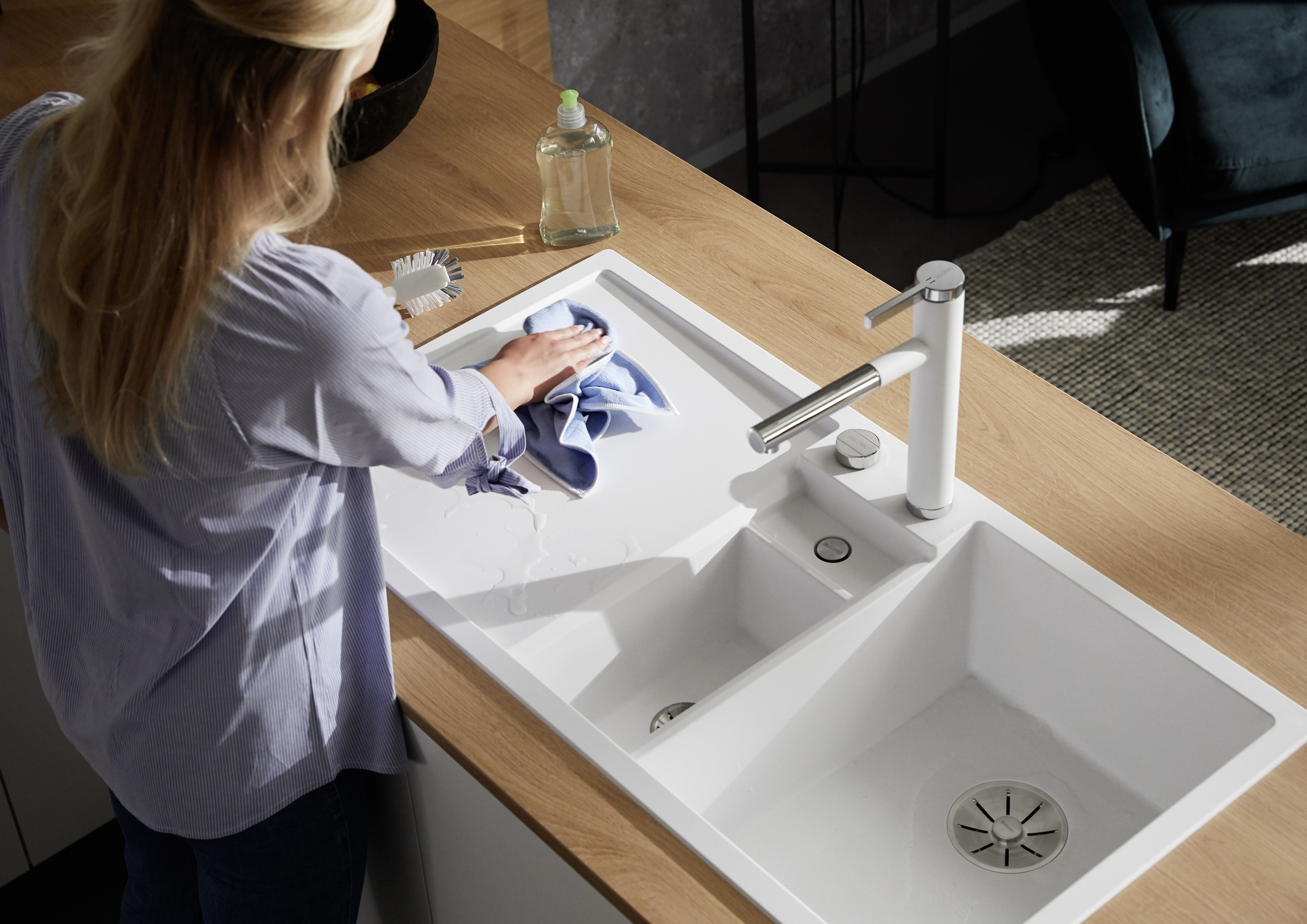 Properly cleaned sinks