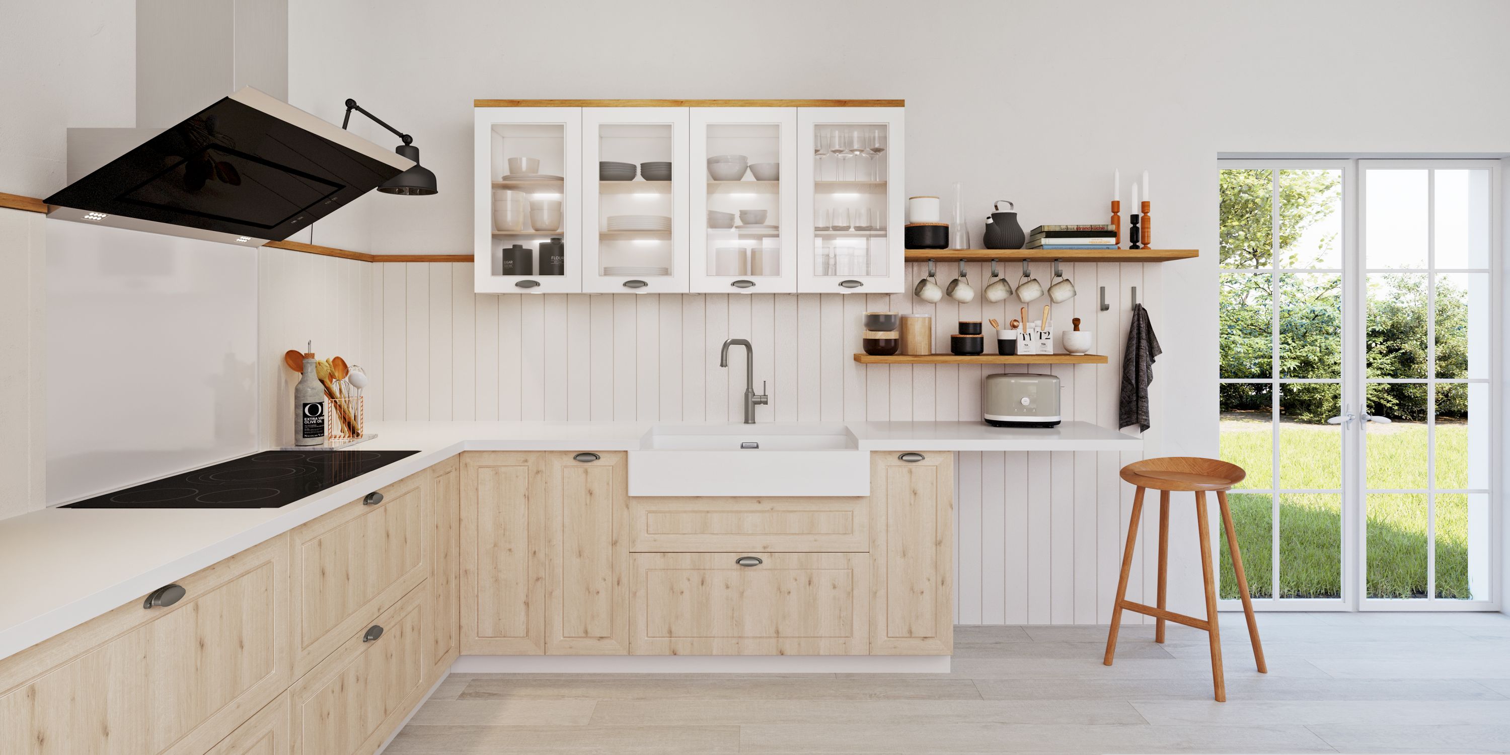 Vasca in stile country BLANCO VINTERA XL 9 in Silgranit