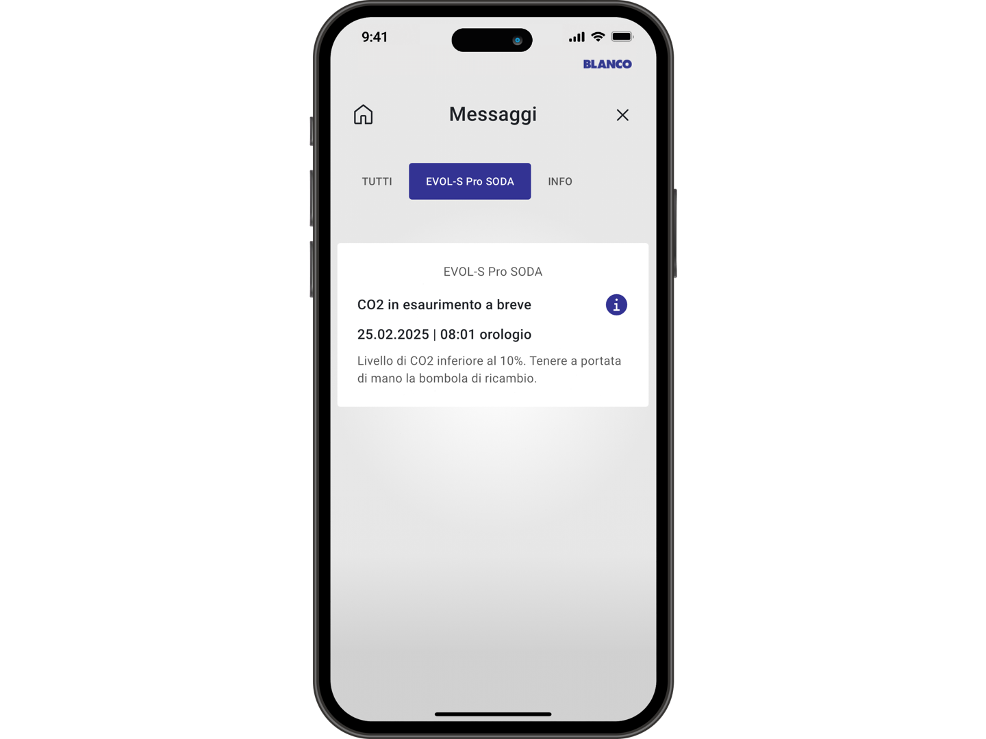 BLANCO UNIT-App Notifications