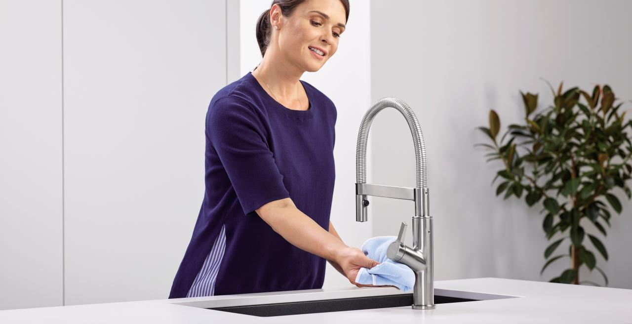 Reinigung von Küchenarmaturen