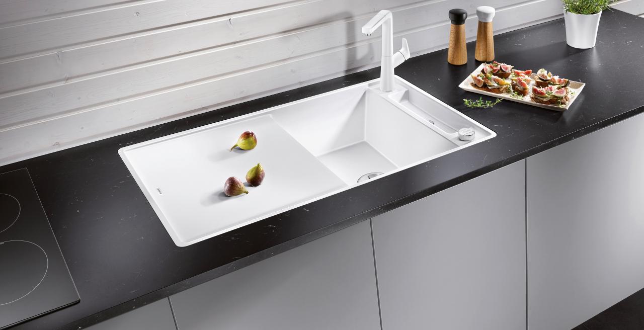 Flächenbündige Spüle