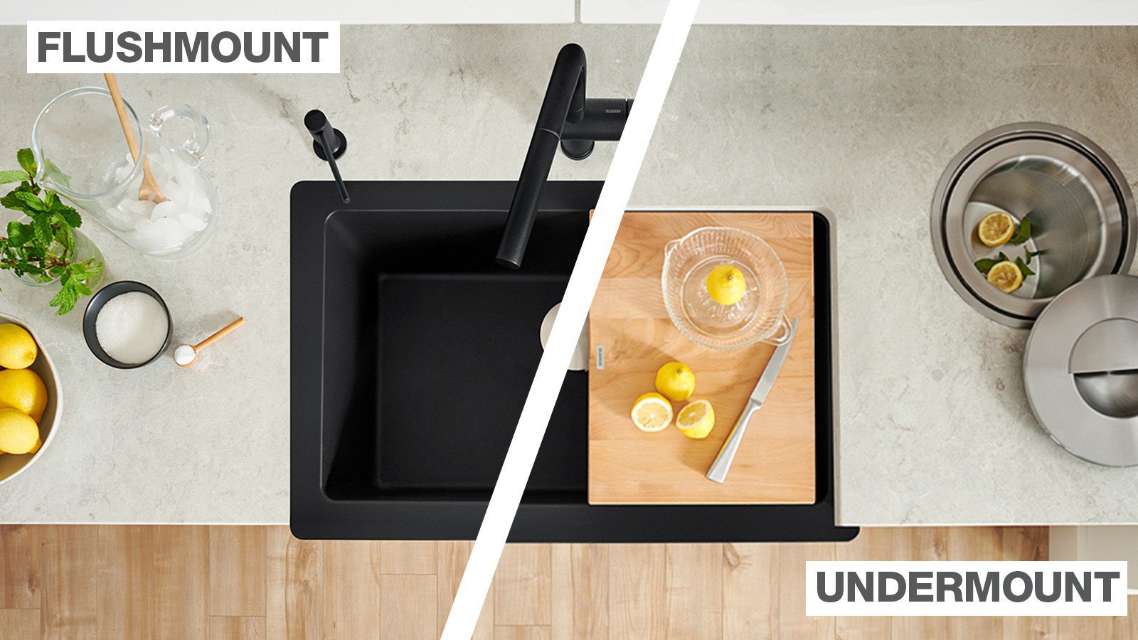 BLANCO VINTERA Installation options