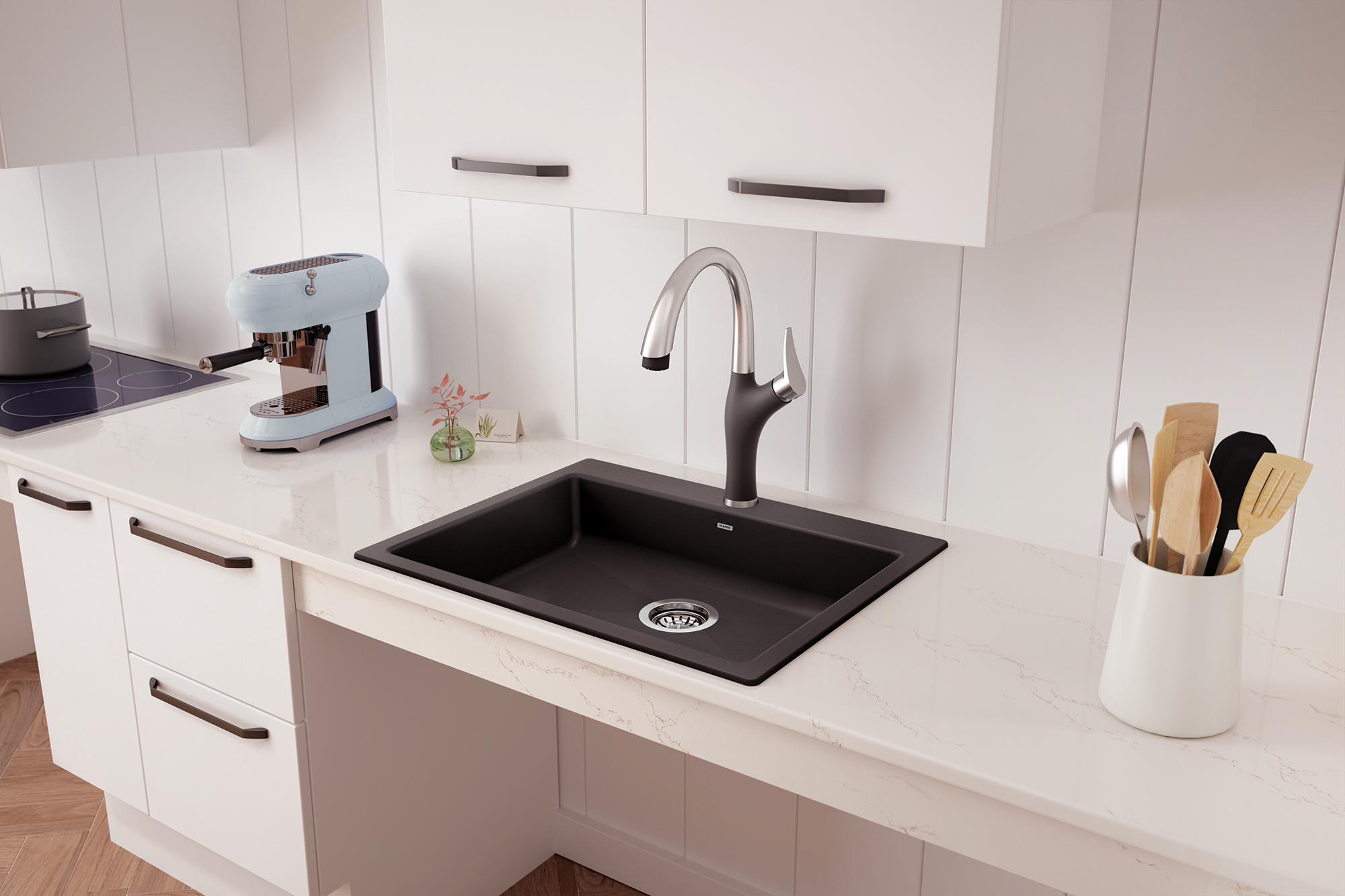 BLANCO Wheelchair Accessible Sinks - Rear Positioned Drain Holes