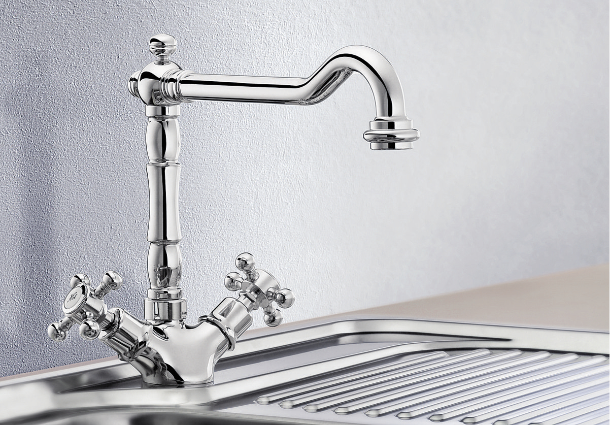 Dual-lever mixer taps