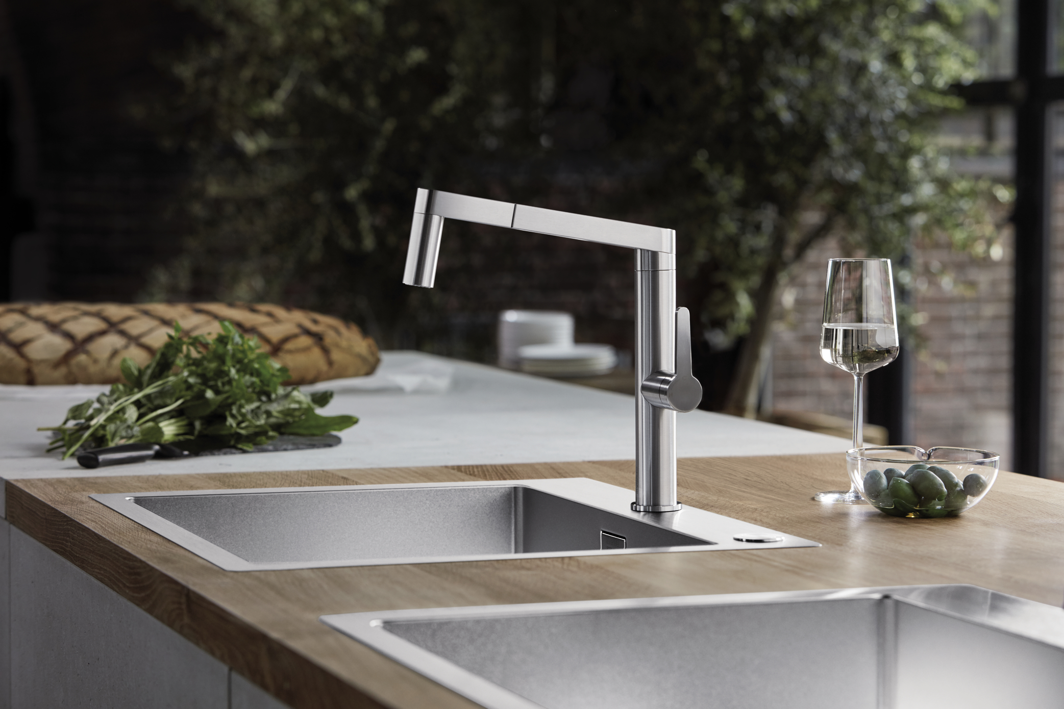 Sink BLANCO CLARON in Durinox Stainless Steel