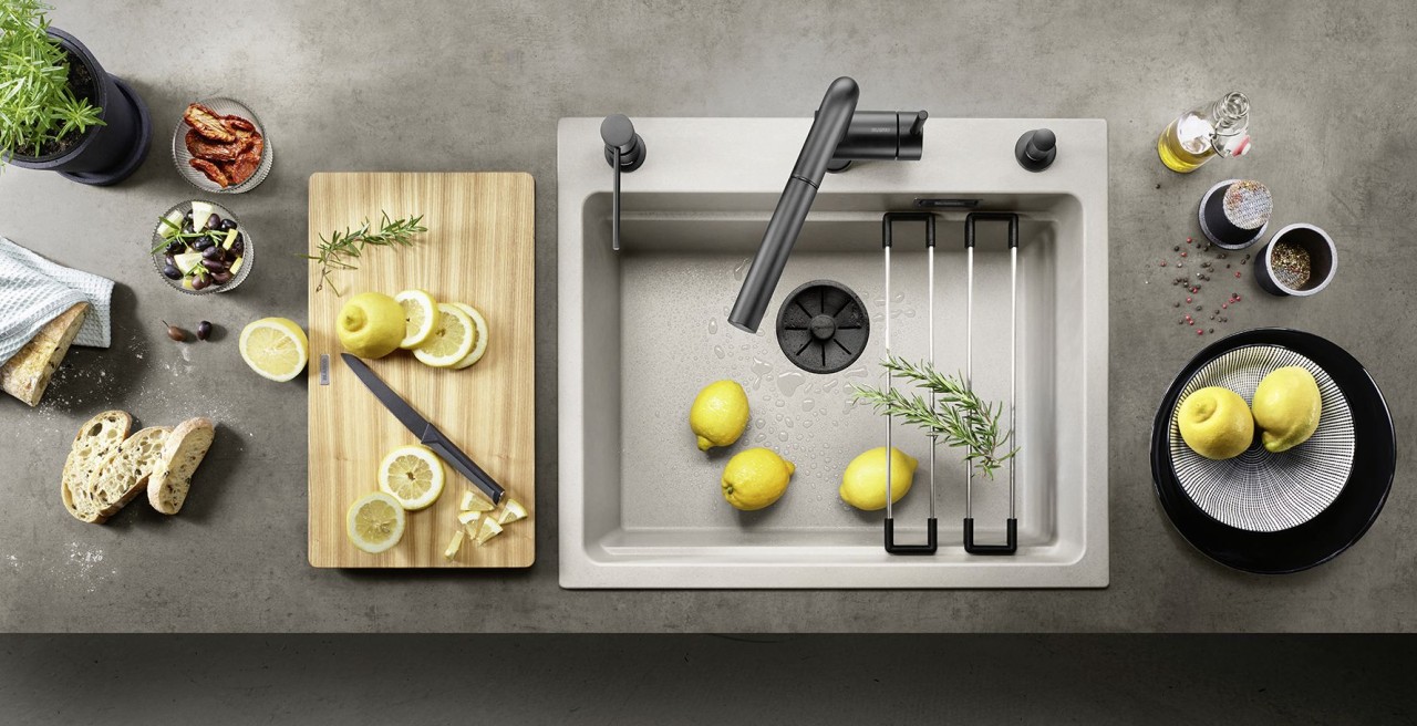 BLANCO LINUS-S in black matt