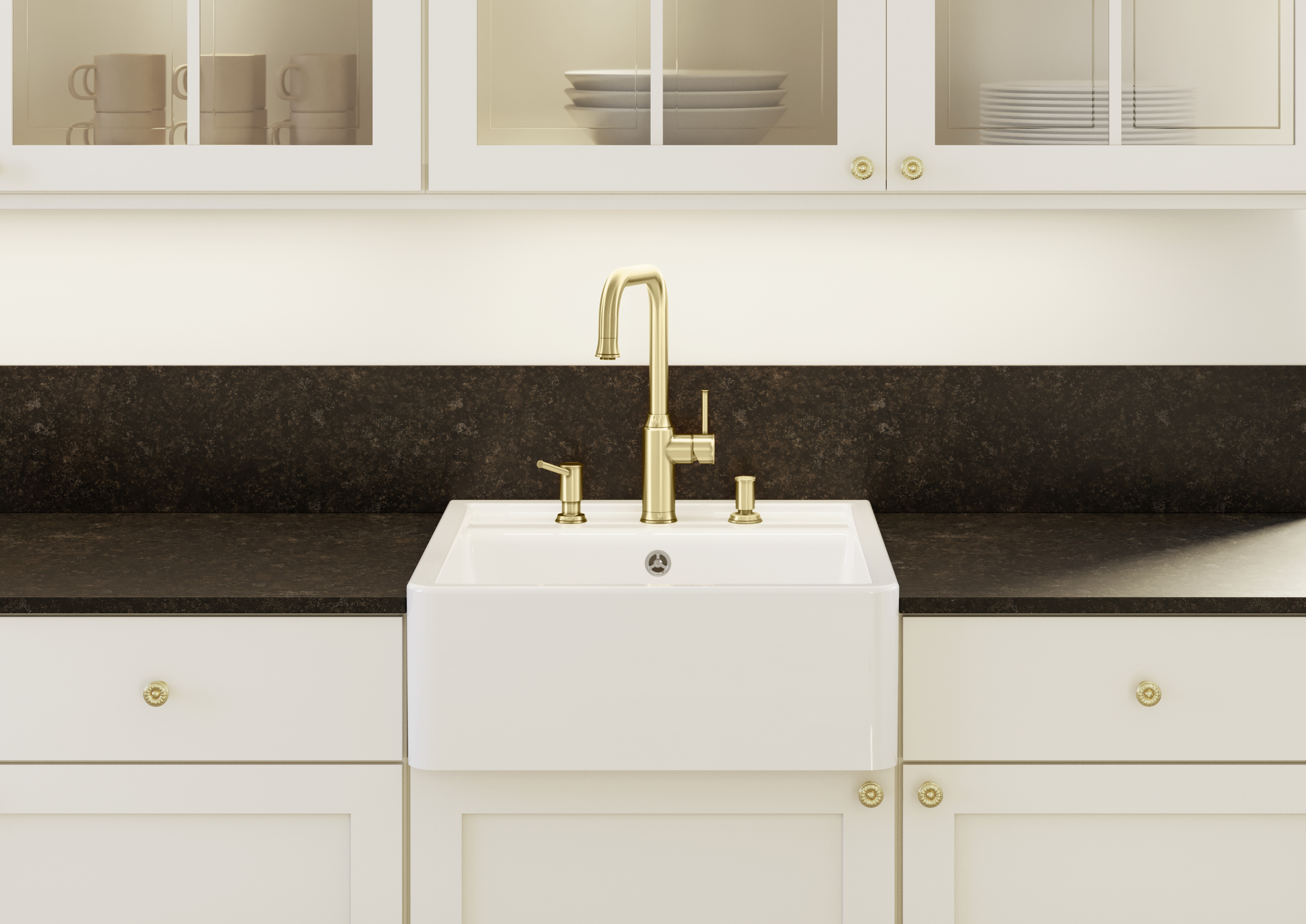ceramic farmhouse-style sink