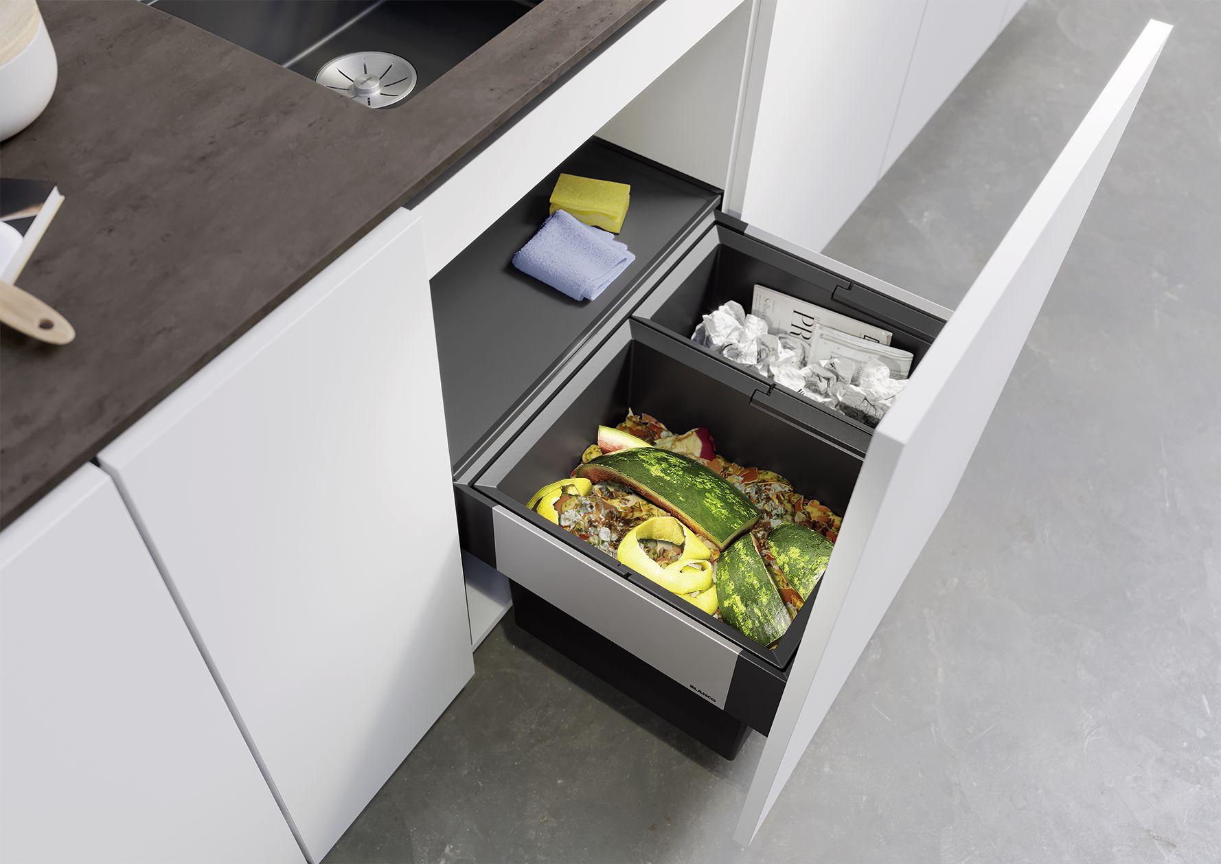 Recycling with BLANCO waste separation systems