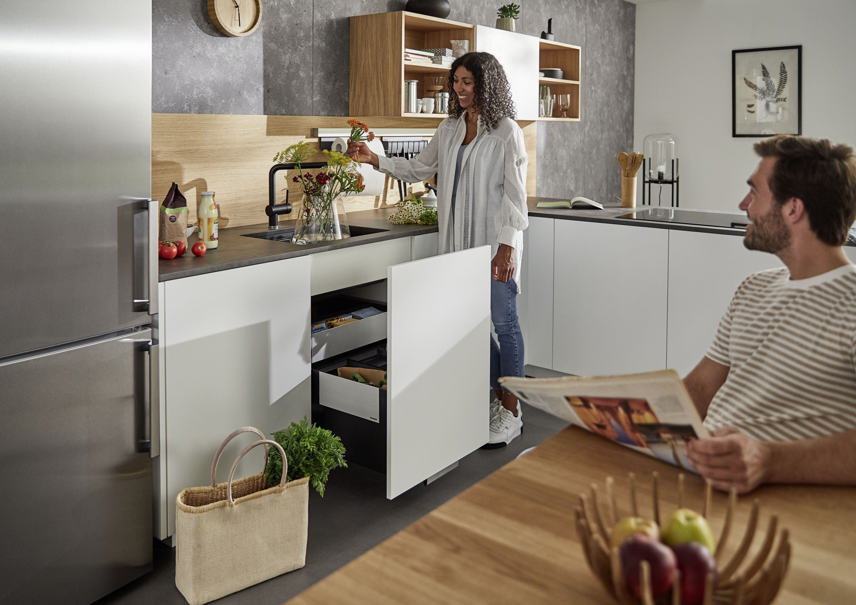 BLANCO rubbish sorting systems are impressive for their quality and ease of handling