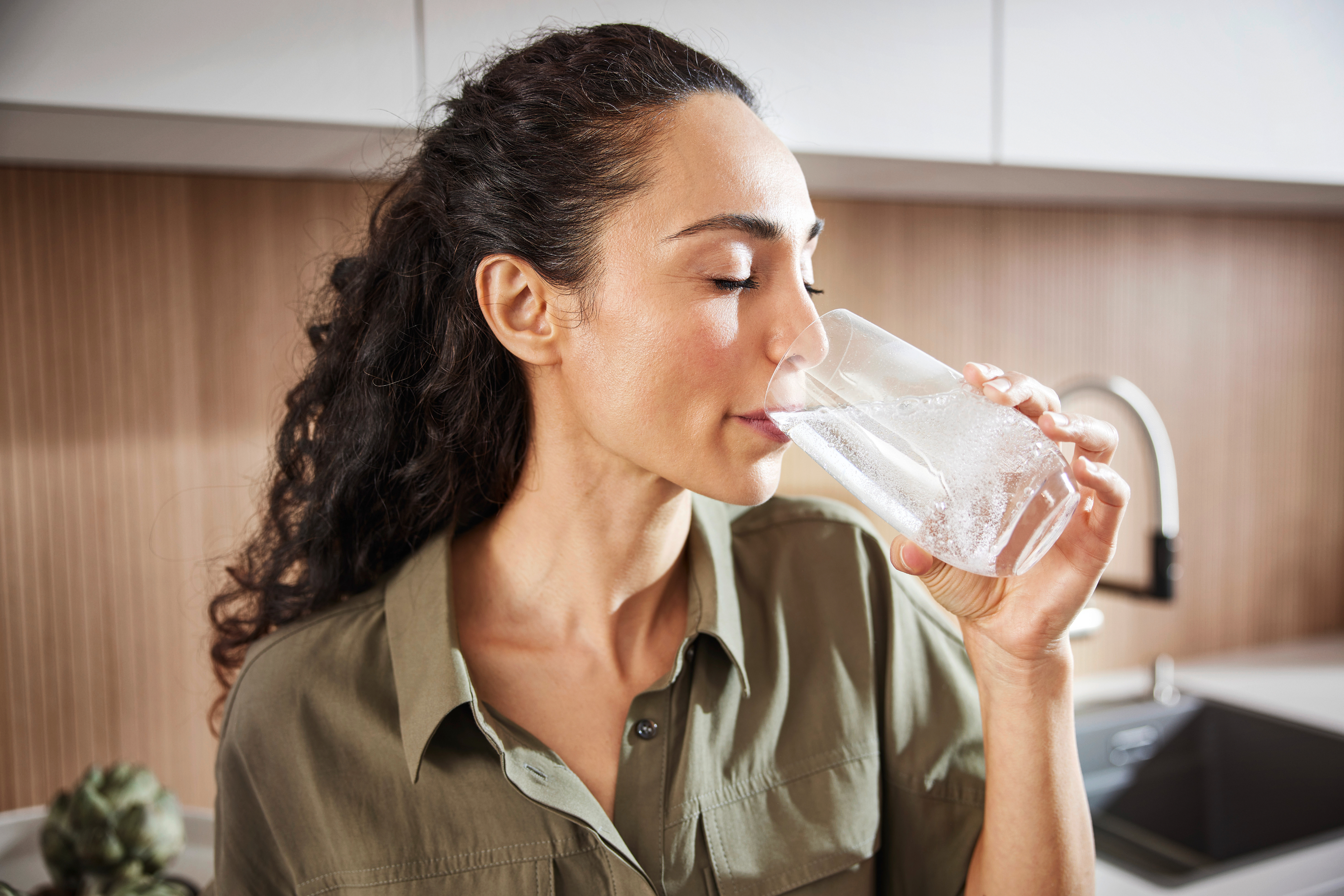  woman drinking