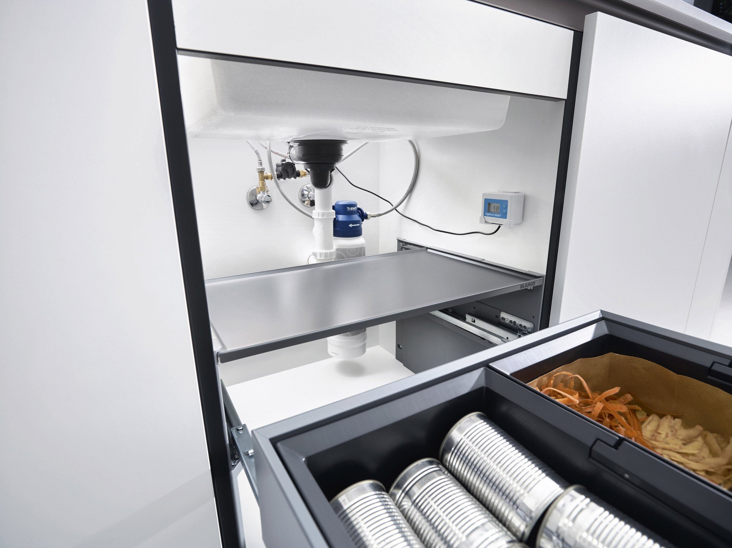 BLANCO Select Compact is specially designed for the needs of BLANCO Smart mixer taps