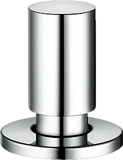 Zugknopf rund chrom