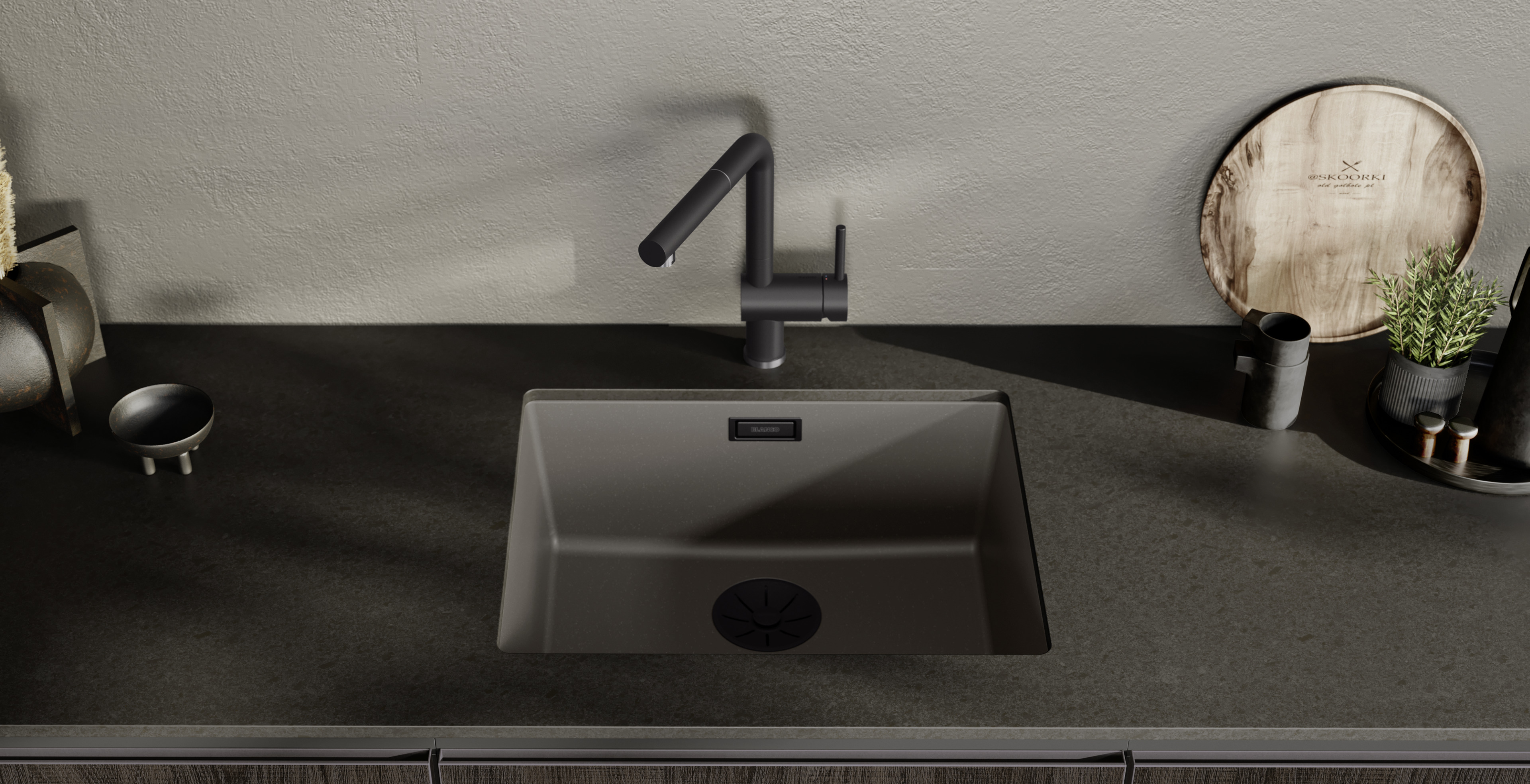 SUBLINE 500U in SILGRANIT Volcano Grey