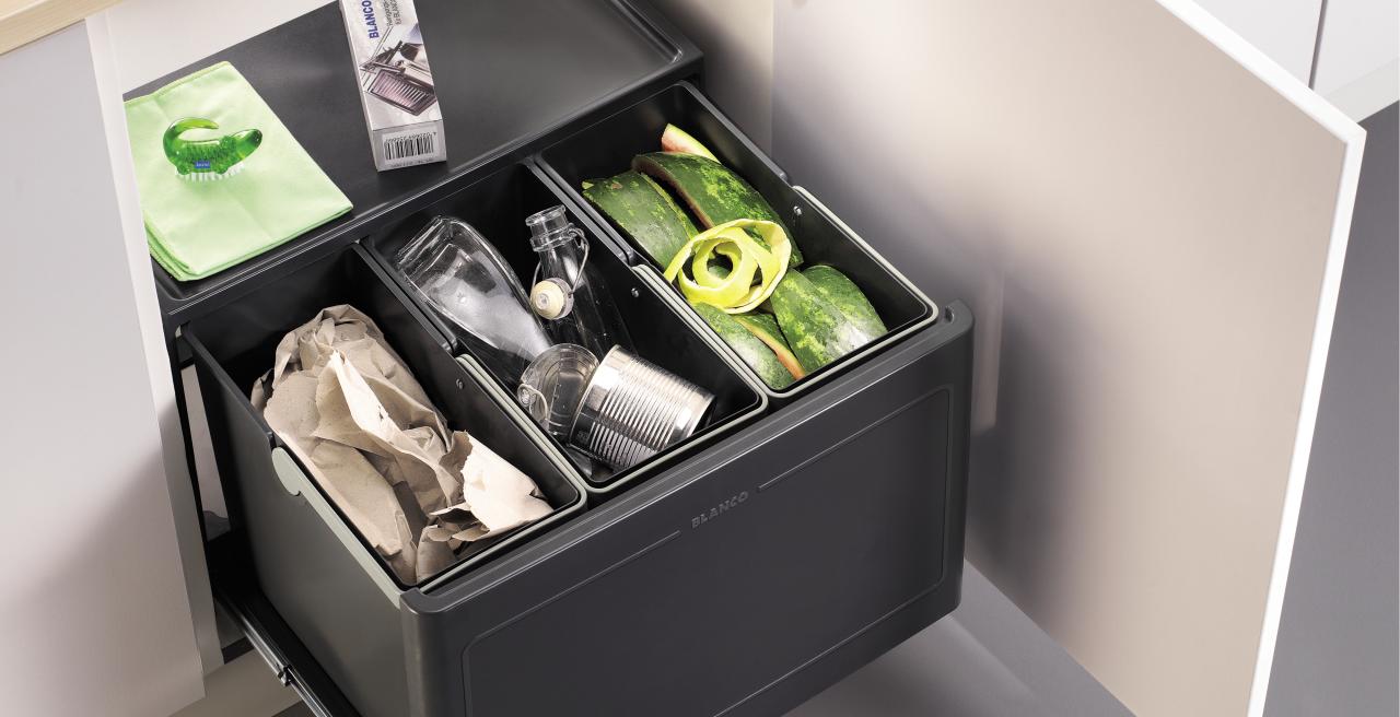 Mülltrennsysteme im Unterschrank Ihrer Küche von BLANCO