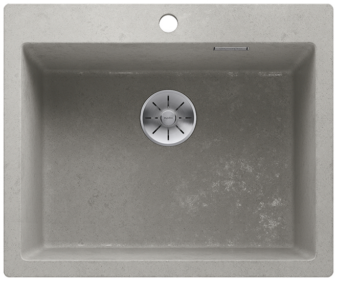 BLANCO PLEON 6 , SILGRANIT Beton-Style, mit Infino, ohne Ablauffernbedienung