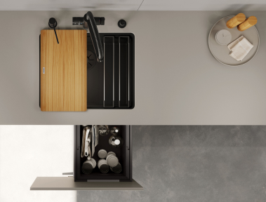 Sink cabinett top down