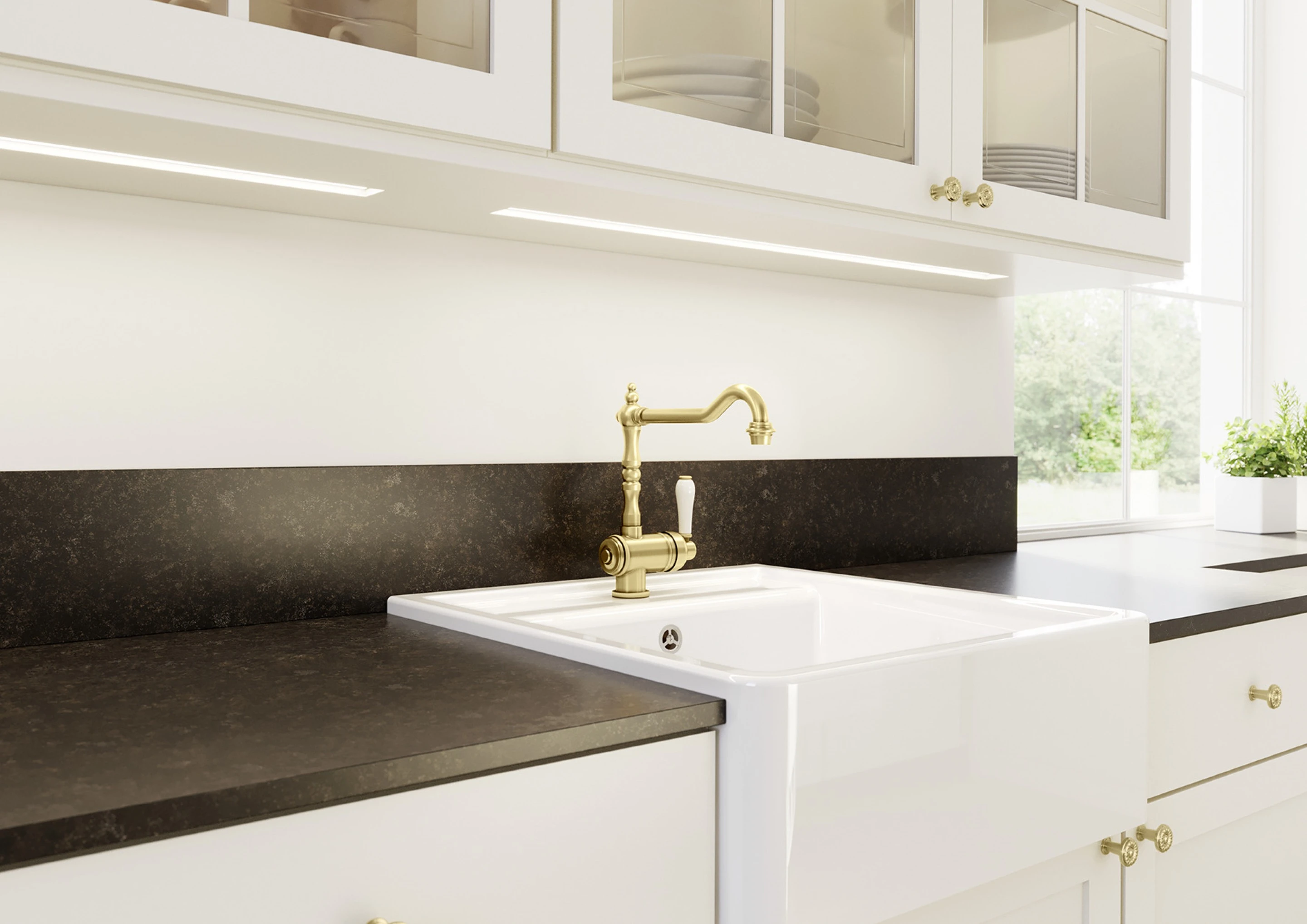 easy-care Ceramic sink