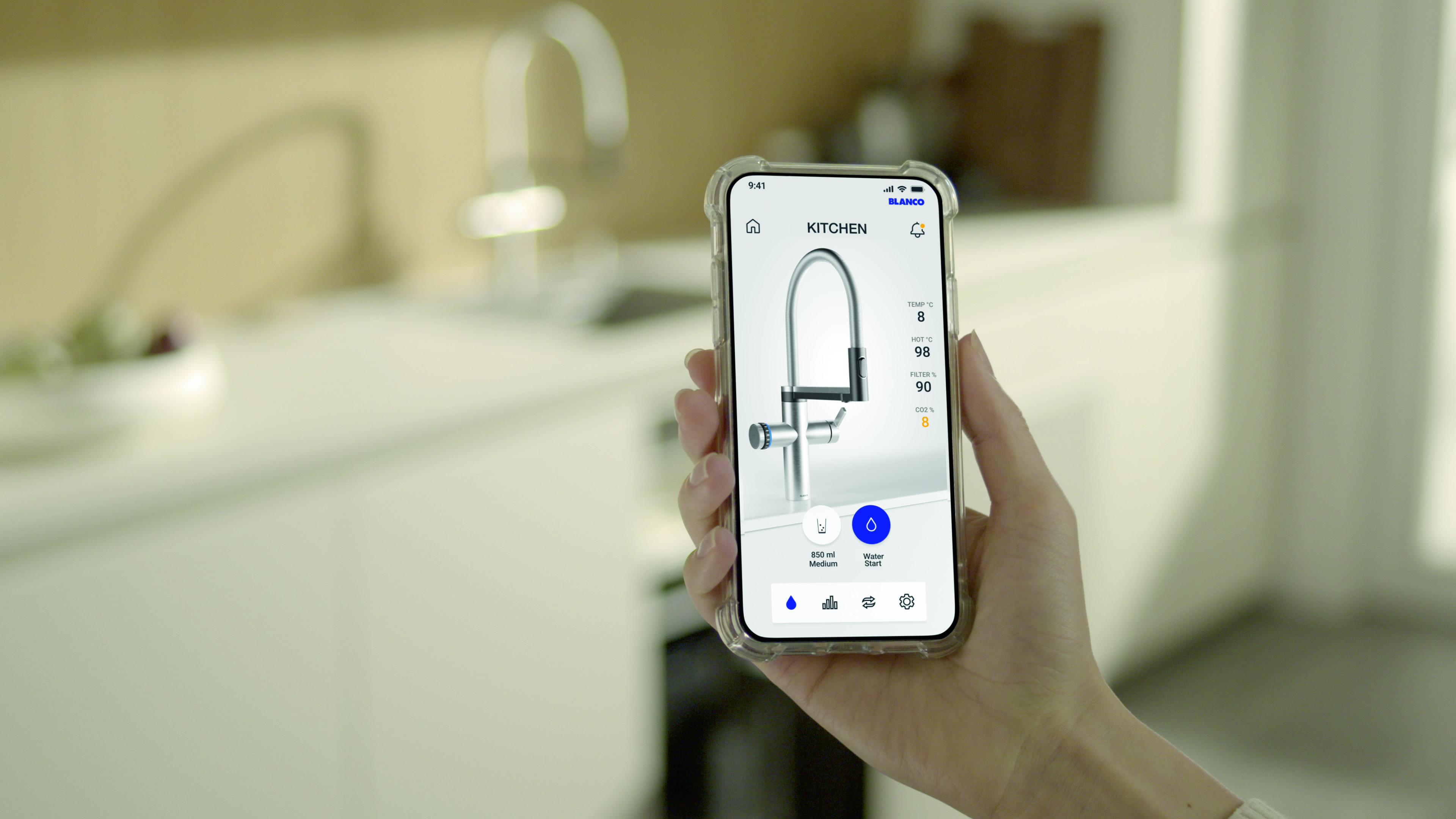 The BLANCO UNIT app