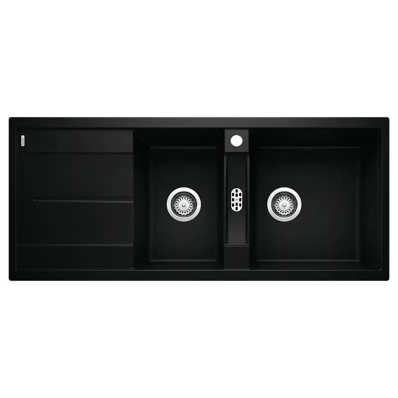 Double bowl + drainer