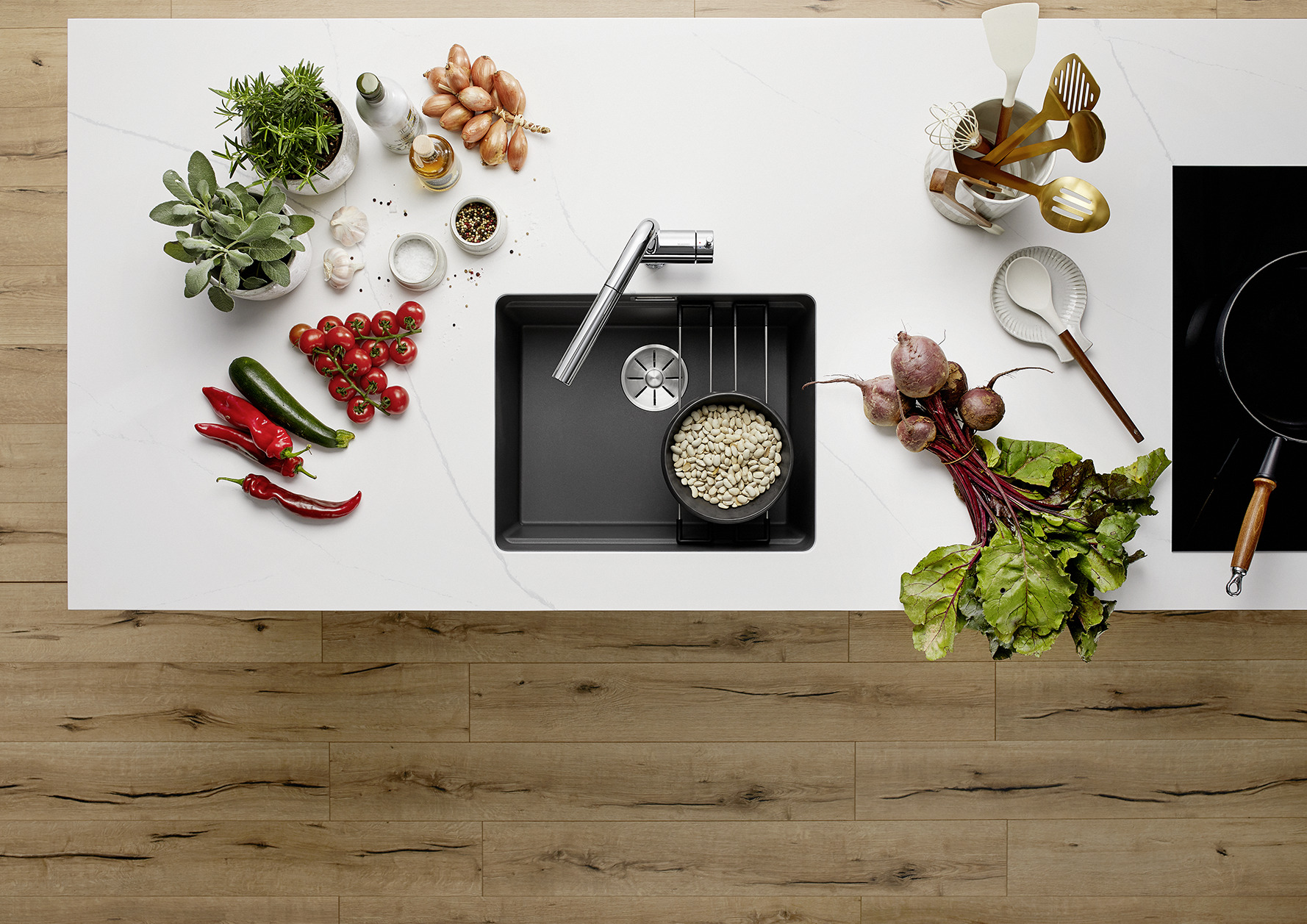 Kids at the Kitchen Water Hub from BLANCO