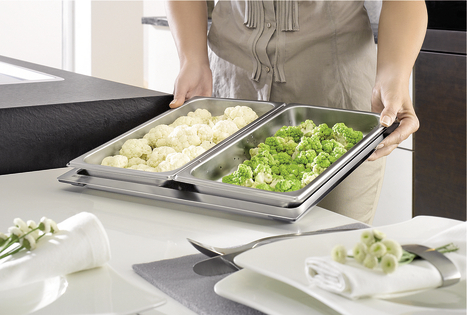 Groenten zoals broccoli en bloemkool vormen de perfecte begeleiding en moeten zorgvuldig met stoom worden gekookt.