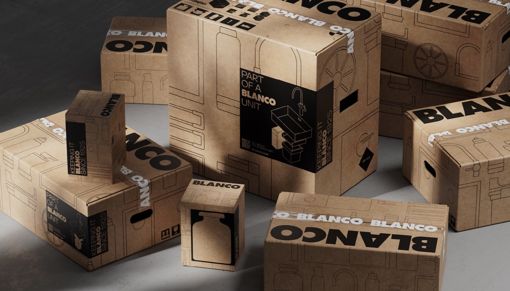 holistic brand experience with new packaging design
