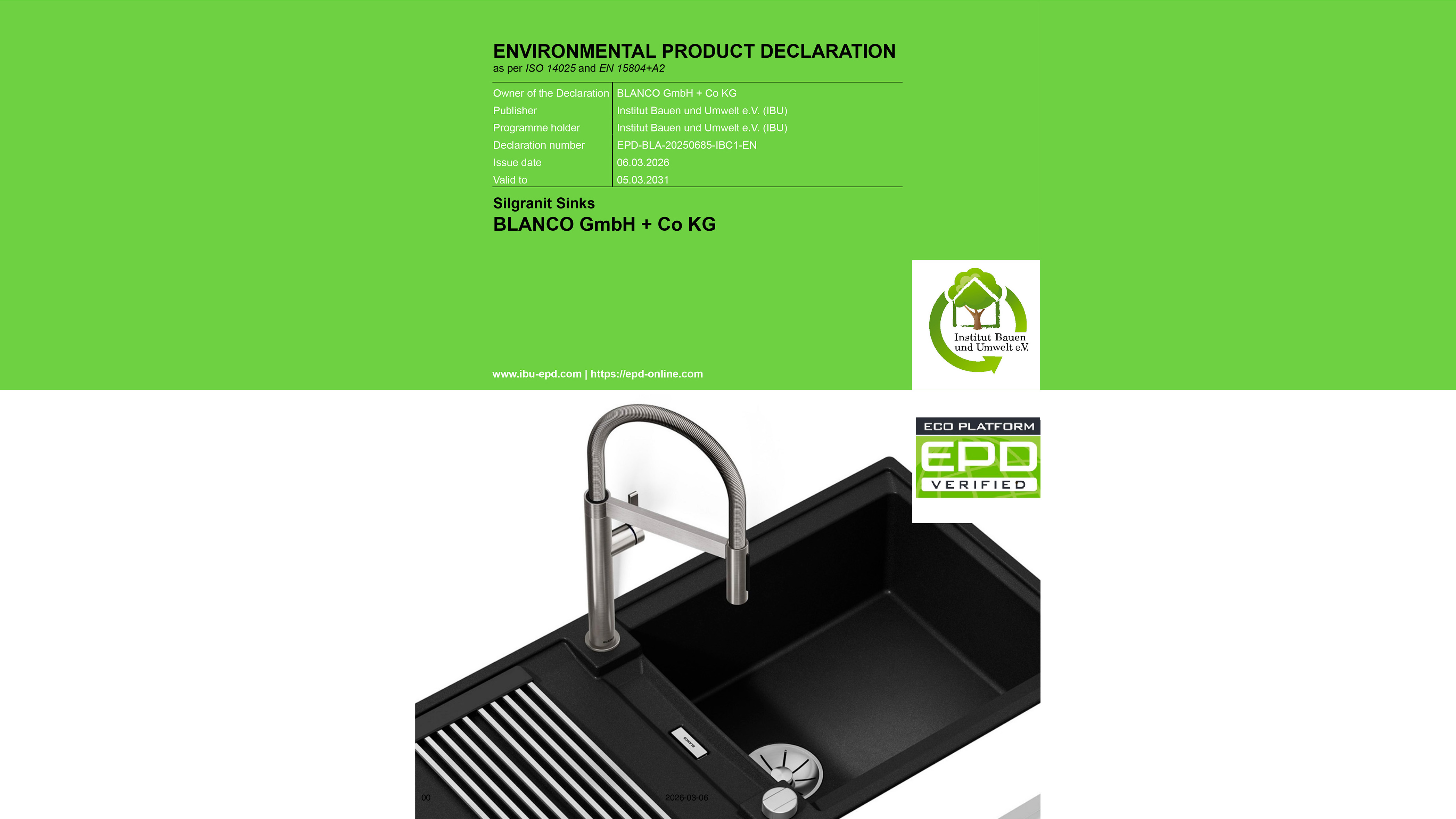 BLANCO Silgranit Sinks
