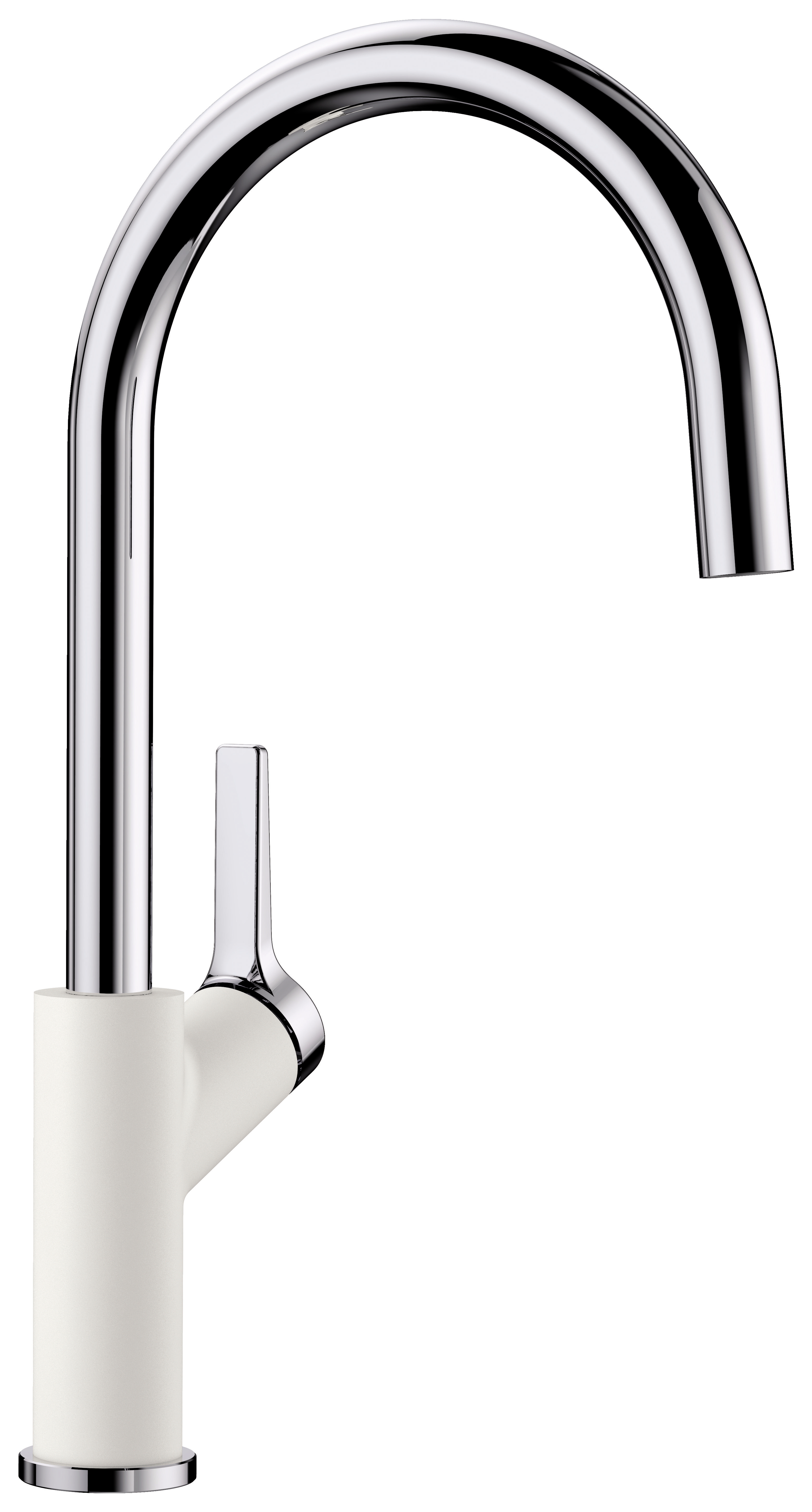 BLANCO CARENA, Silgranit-look, white/chrome