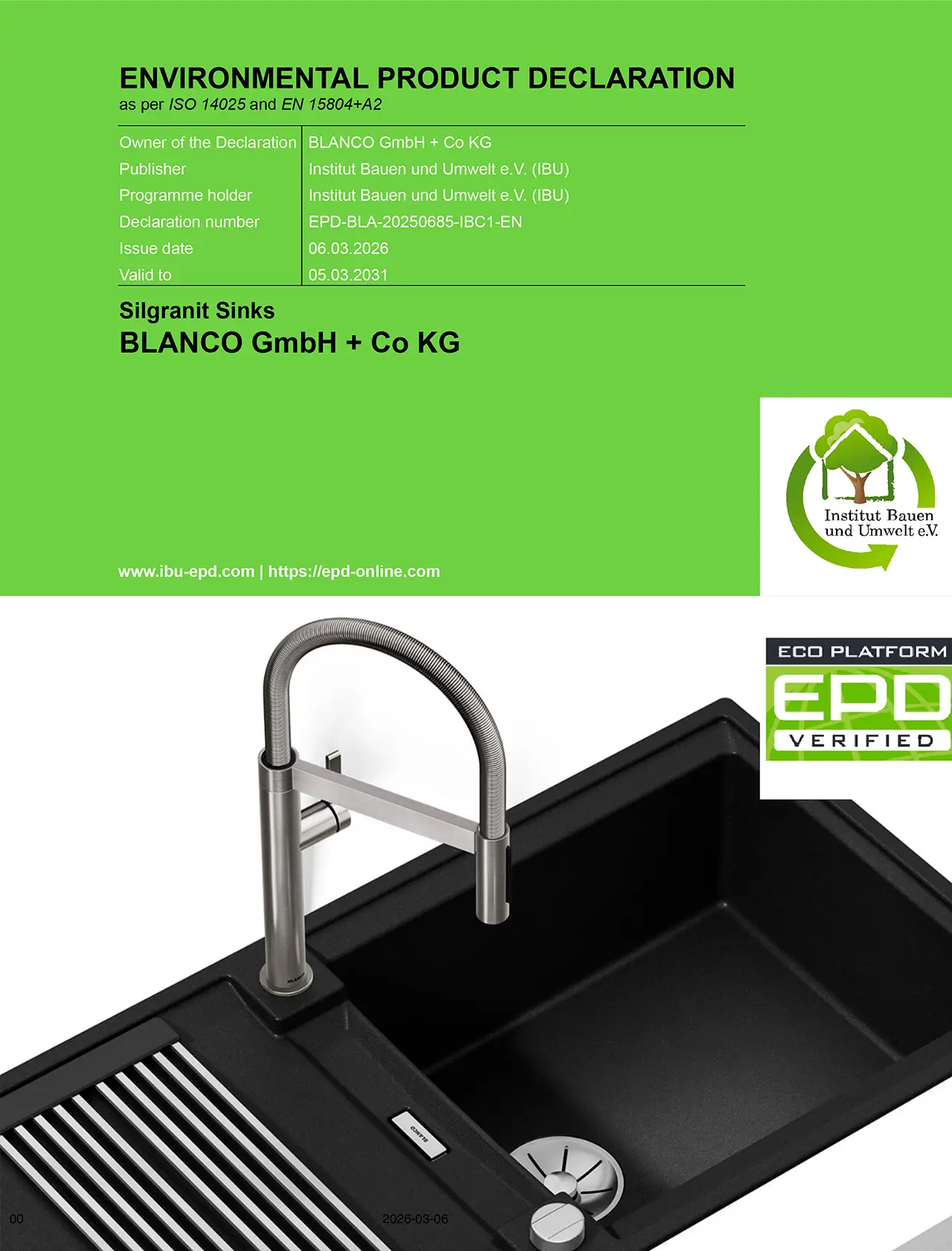 EPD Declaration SILGRANIT