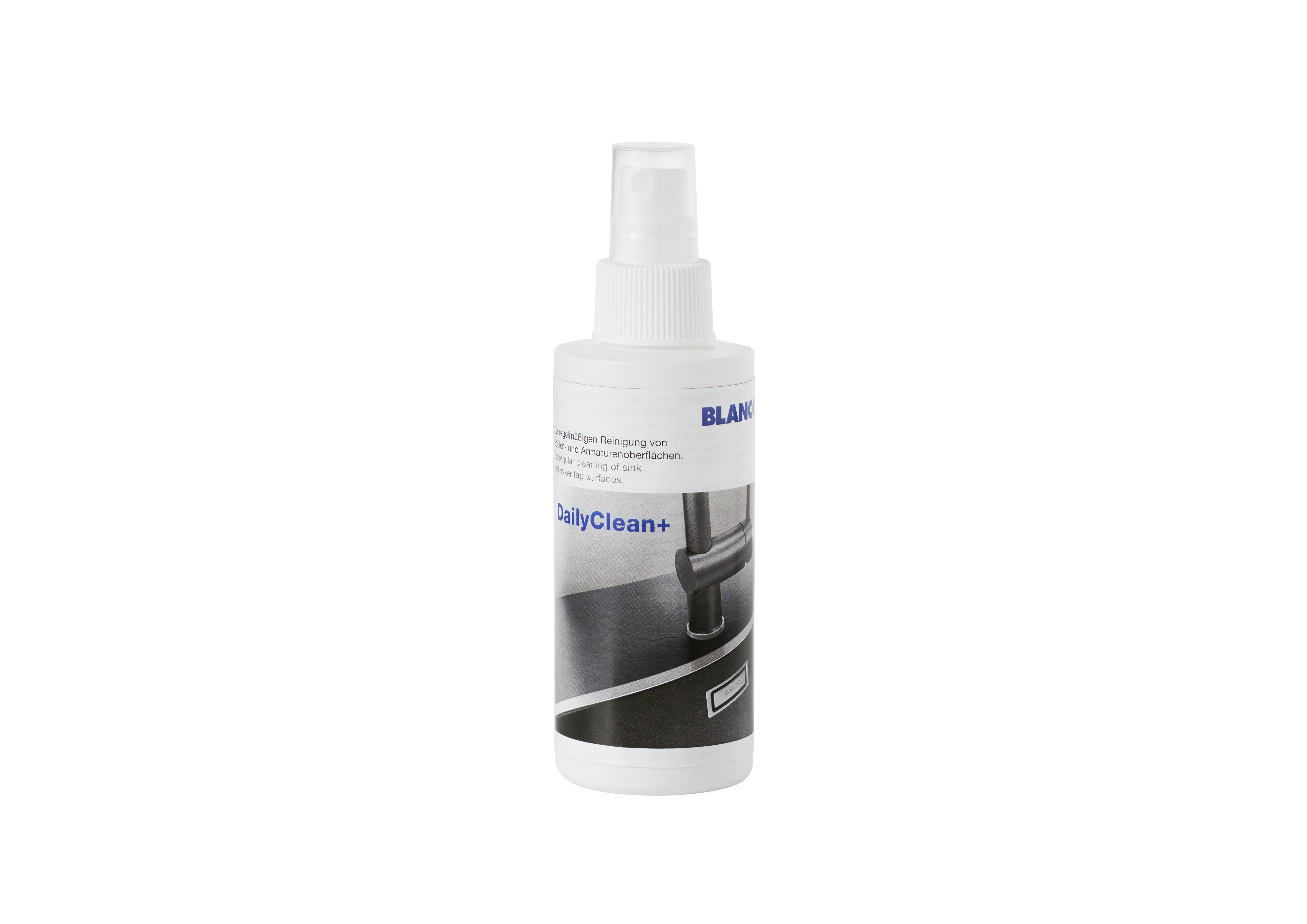 BLANCO DailyClean+, produit nettoyage évier, mitigeur, anticalcaire, ménage, entretien, cuisine