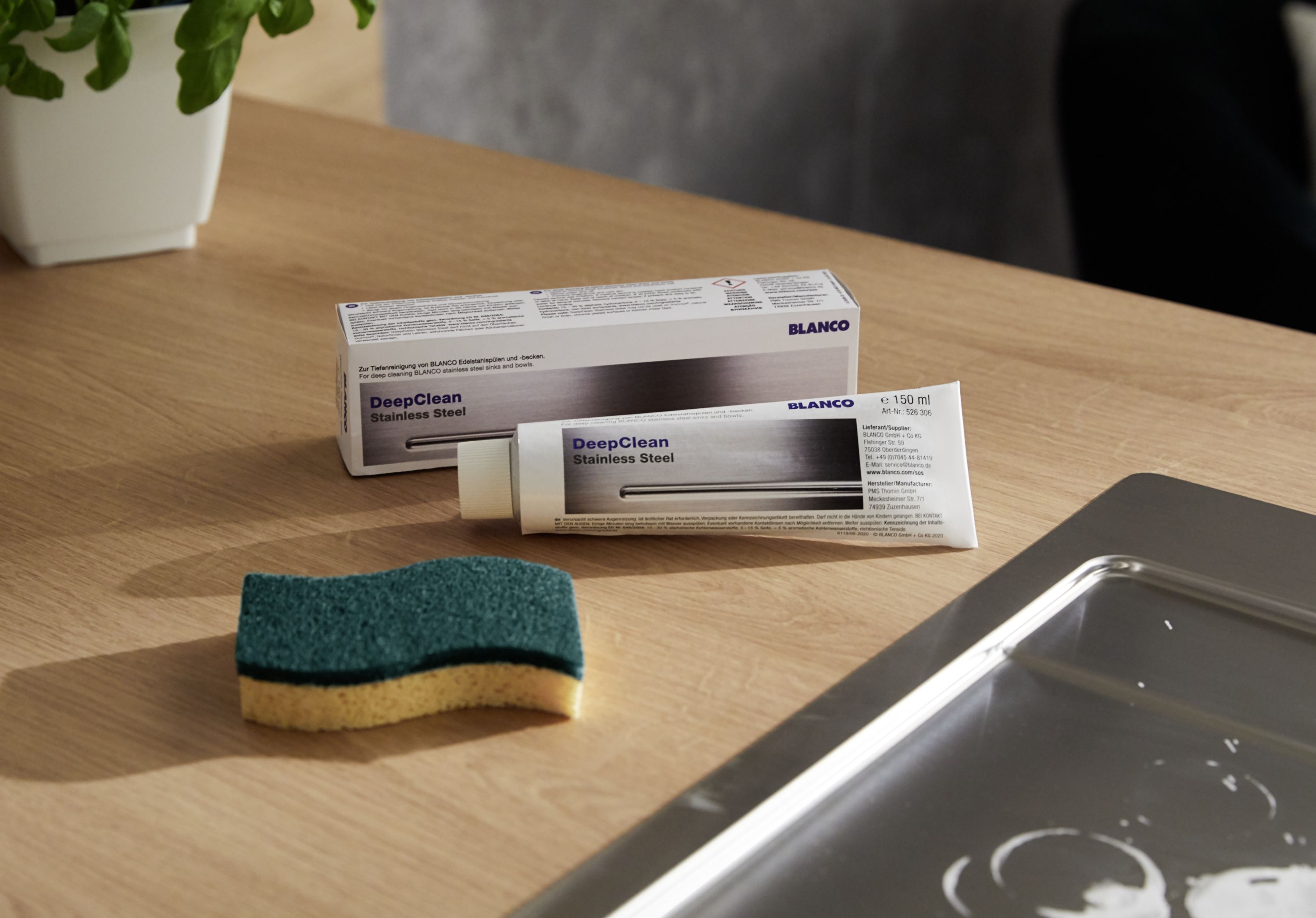 DeepClean onderhoudsproduct voor roestvrij staal